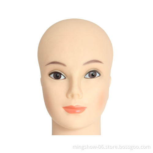 Female PVC Mannequin Head promotion Sale For Wig Jewelry And Hat Display